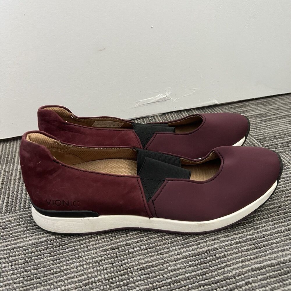 Vionic Burgundy Flats - Picture 2 of 9